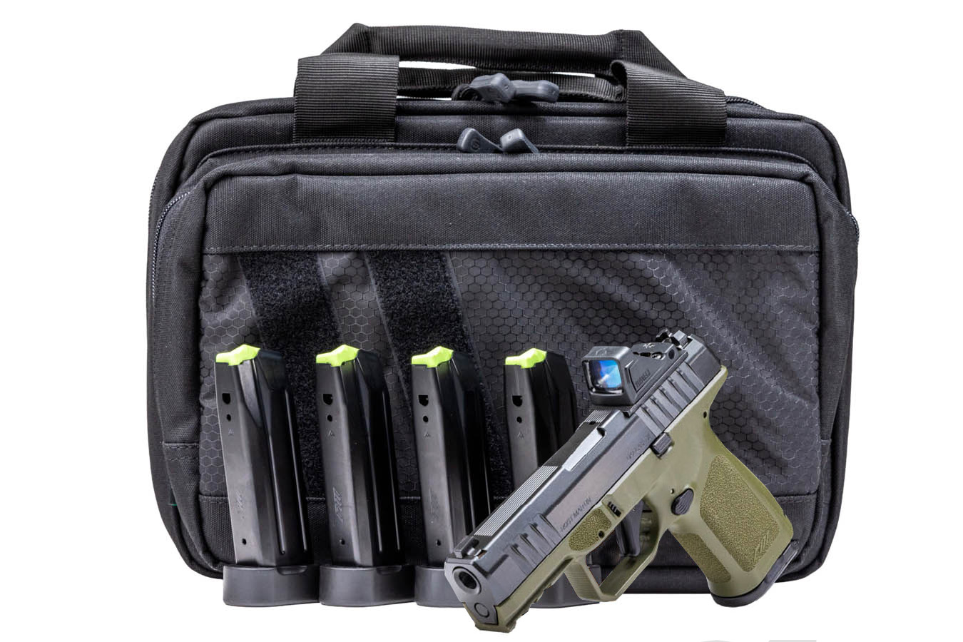 ROST MARTIN RM1C 9mm Optic Ready ODG Pistol with Viridian RFX Red Dot, 5 Mags and Savior Bag
